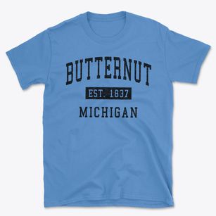 Butternut Michigan Classic Established Basic T-Shirt
