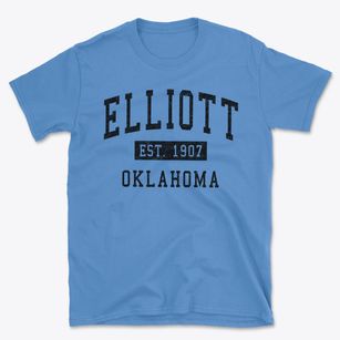 Elliott Oklahoma Classic Established Basic T-Shirt