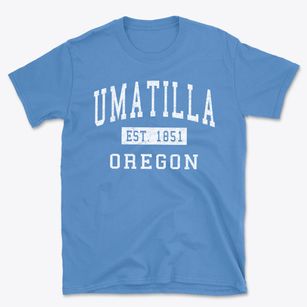 Umatilla Oregon Classic Established Basic T-Shirt
