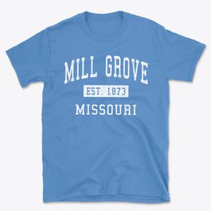 Mill Grove Missouri Classic Established Basic T-Shirt