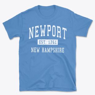 Newport New Hampshire Classic Established Basic T-Shirt