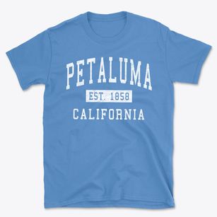 Petaluma California Classic Established Basic T-Shirt