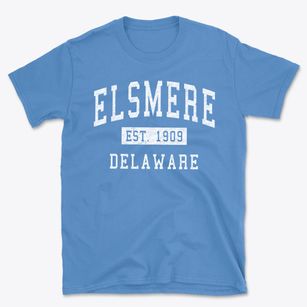 Elsmere Delaware Classic Established Basic T-Shirt