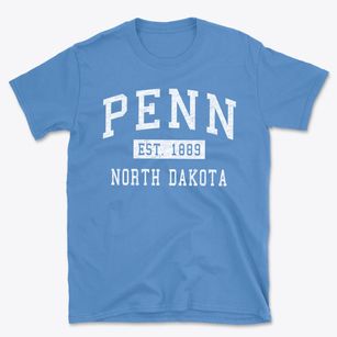 Penn North Dakota Classic Established Basic T-Shirt