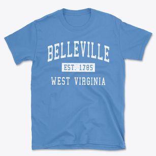 Belleville West Virginia Classic Established Basic T-Shirt