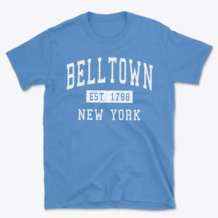 Belltown New York Classic Established Basic T-Shirt