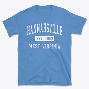 Hannahsville West Virginia Classic Established Basic T-Shirt