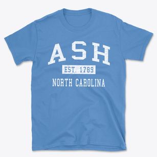 Ash North Carolina Classic Established Basic T-Shirt