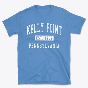 Kelly Point Pennsylvania Classic Established Basic T-Shirt