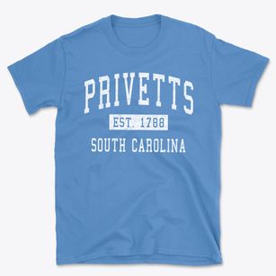 Privetts South Carolina Classic Established Basic T-Shirt