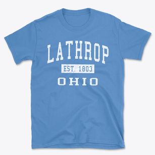 Lathrop Ohio Classic Established Basic T-Shirt