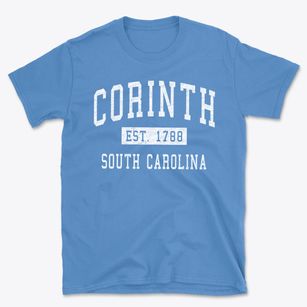Corinth South Carolina Classic Established Basic T-Shirt