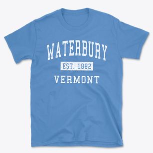 Waterbury Vermont Classic Established Basic T-Shirt
