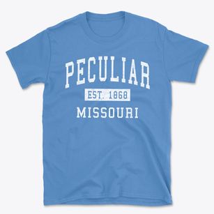 Peculiar Missouri Classic Established Basic T-Shirt