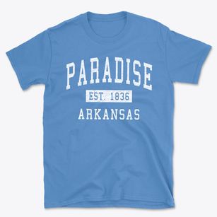 Paradise Arkansas Classic Established Basic T-Shirt