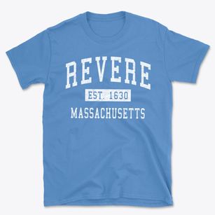 Revere Massachusetts Classic Established Basic T-Shirt