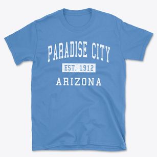 Paradise City Arizona Classic Established Basic T-Shirt