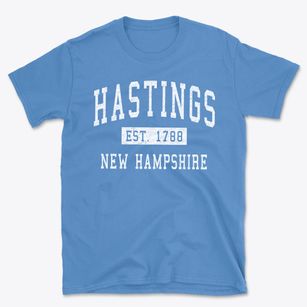 Hastings New Hampshire Classic Established Basic T-Shirt