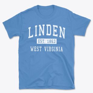Linden West Virginia Classic Established Basic T-Shirt