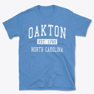 Oakton North Carolina Classic Established Basic T-Shirt
