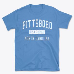 Pittsboro North Carolina Classic Established Basic T-Shirt