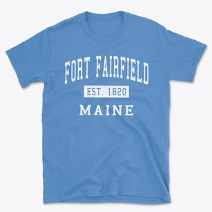 Fort Fairfield Maine Classic Established Basic T-Shirt