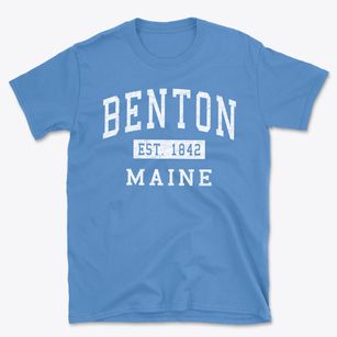 Benton Maine Classic Established Basic T-Shirt
