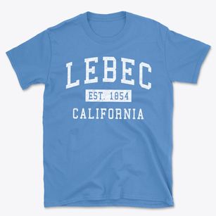 Lebec California Classic Established Basic T-Shirt