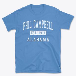 Phil Campbell Alabama Classic Established Basic T-Shirt