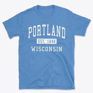 Portland Wisconsin Classic Established Basic T-Shirt