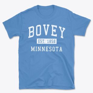 Bovey Minnesota Classic Established Basic T-Shirt