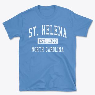 St. Helena North Carolina Classic Established Basic T-Shirt