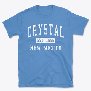 Crystal New Mexico Classic Established Basic T-Shirt