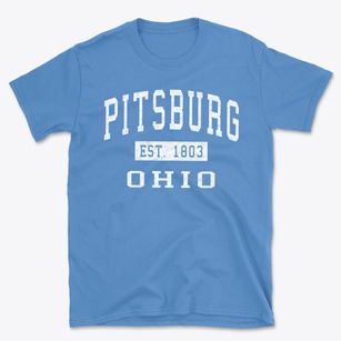 Pitsburg Ohio Classic Established Basic T-Shirt
