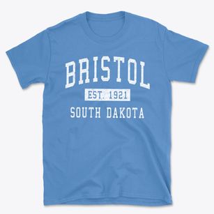 Bristol South Dakota Classic Established Basic T-Shirt