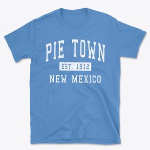 Pie Town New Mexico Classic Established Basic T-Shirt