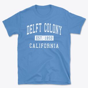 Delft Colony California Classic Established Basic T-Shirt