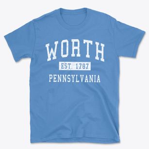 Worth Pennsylvania Classic Established Basic T-Shirt