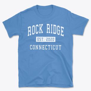 Rock Ridge Connecticut Classic Established Basic T-Shirt