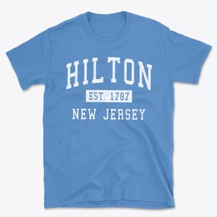 Hilton New Jersey Classic Established Basic T-Shirt