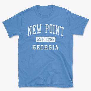 New Point Georgia Classic Established Basic T-Shirt
