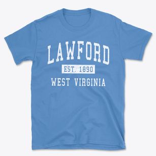 Lawford West Virginia Classic Established Basic T-Shirt