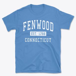 Fenwood Connecticut Classic Established Basic T-Shirt