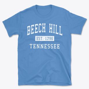 Beech Hill Tennessee Classic Established Basic T-Shirt