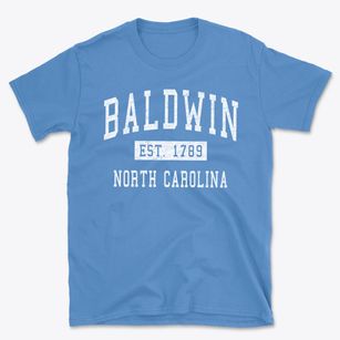 Baldwin North Carolina Classic Established Basic T-Shirt