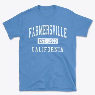 Farmersville California Classic Established Basic T-Shirt
