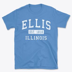 Ellis Illinois Classic Established Basic T-Shirt