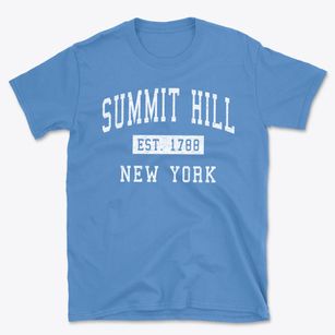 Summit Hill New York Classic Established Basic T-Shirt