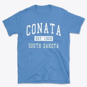 Conata South Dakota Classic Established Basic T-Shirt