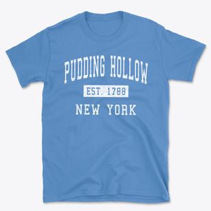 Pudding Hollow New York Classic Established Basic T-Shirt